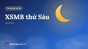 Minh hoạ bảng số liệu XSMB thứ Sáu tổng hợp từ kết quả xổ số đã công bố