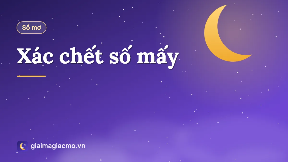 Minh hoạ ý nghĩa và con số liên quan khi gặp hoặc mơ thấy xác chết